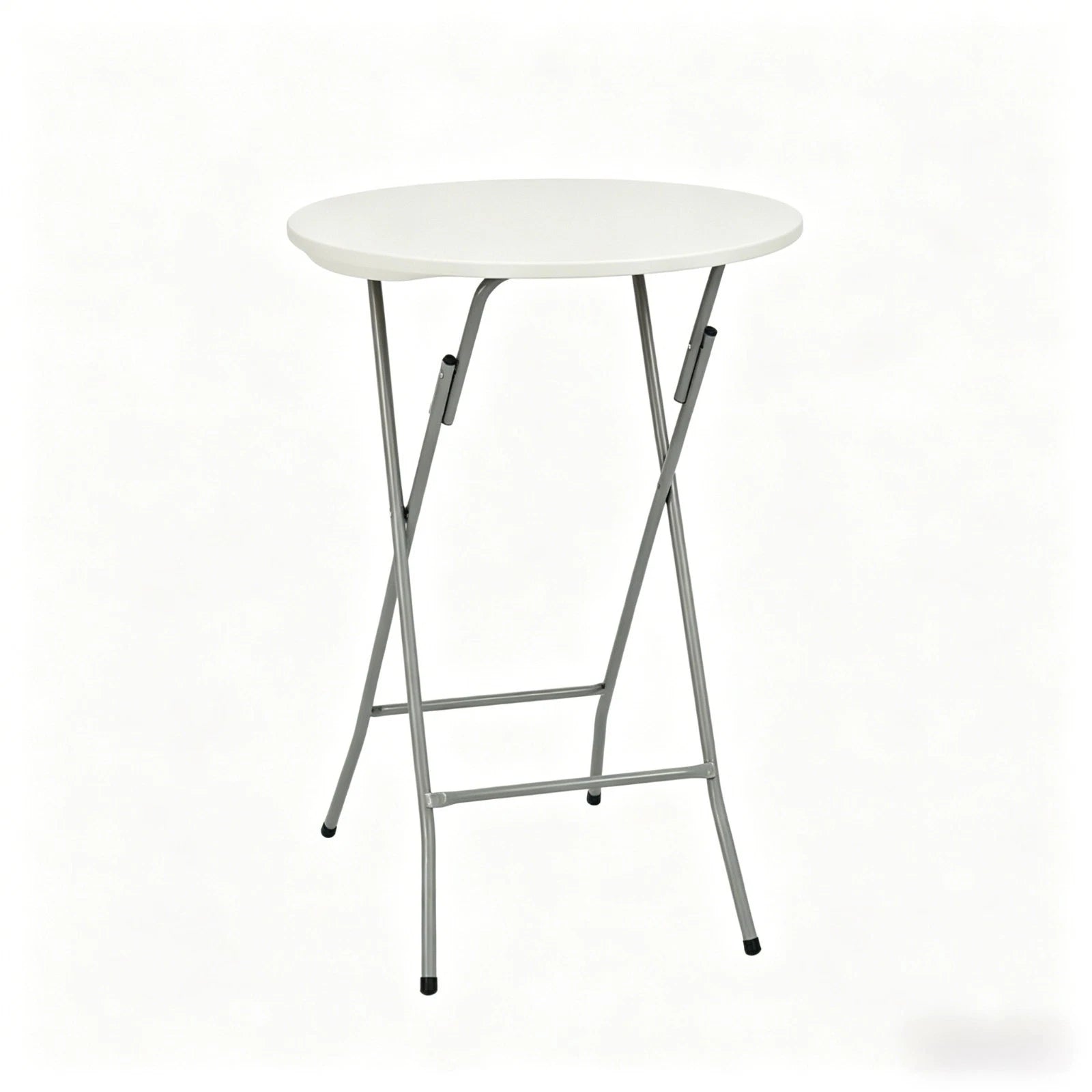 Wohnglanz Stehtisch klappbar Partytisch Bistrotisch Klapptisch in weiß Höhe110cm