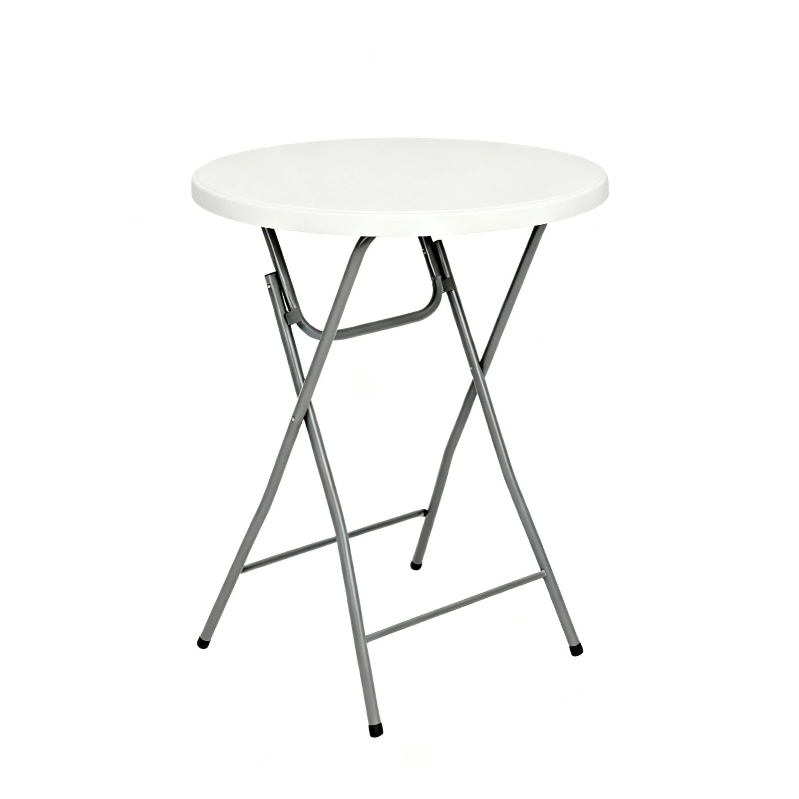 Wohnglanz Stehtisch klappbar Partytisch Bistrotisch Klapptisch in weiß Höhe110cm