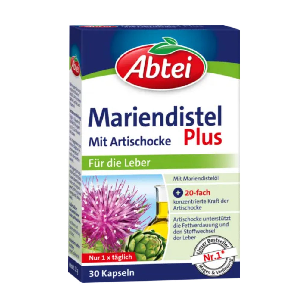 Abtei Mariendistel mit Artischocke Plus (30 Tbl.) 22g