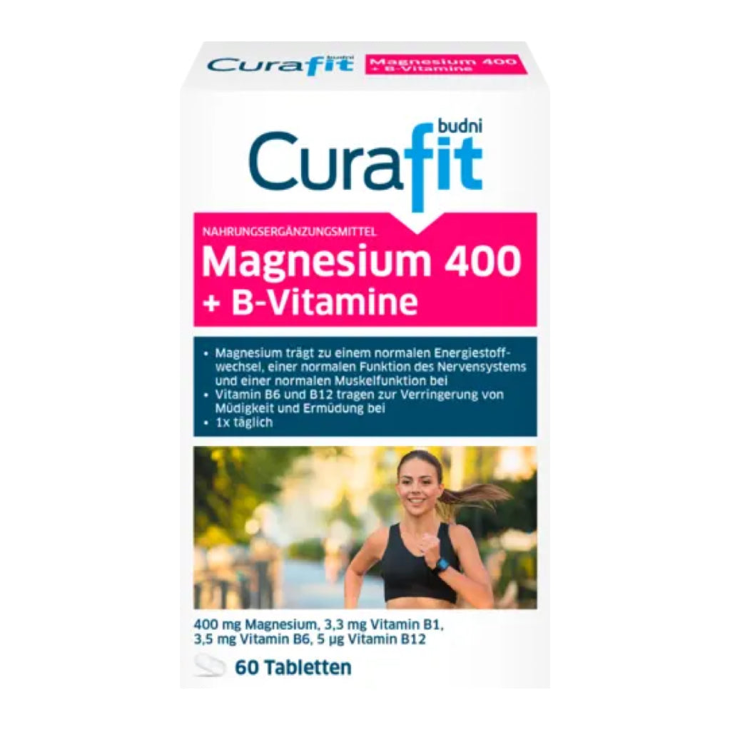 Curafit Magnesium 400 + B-Vitamine (60ST) 69g