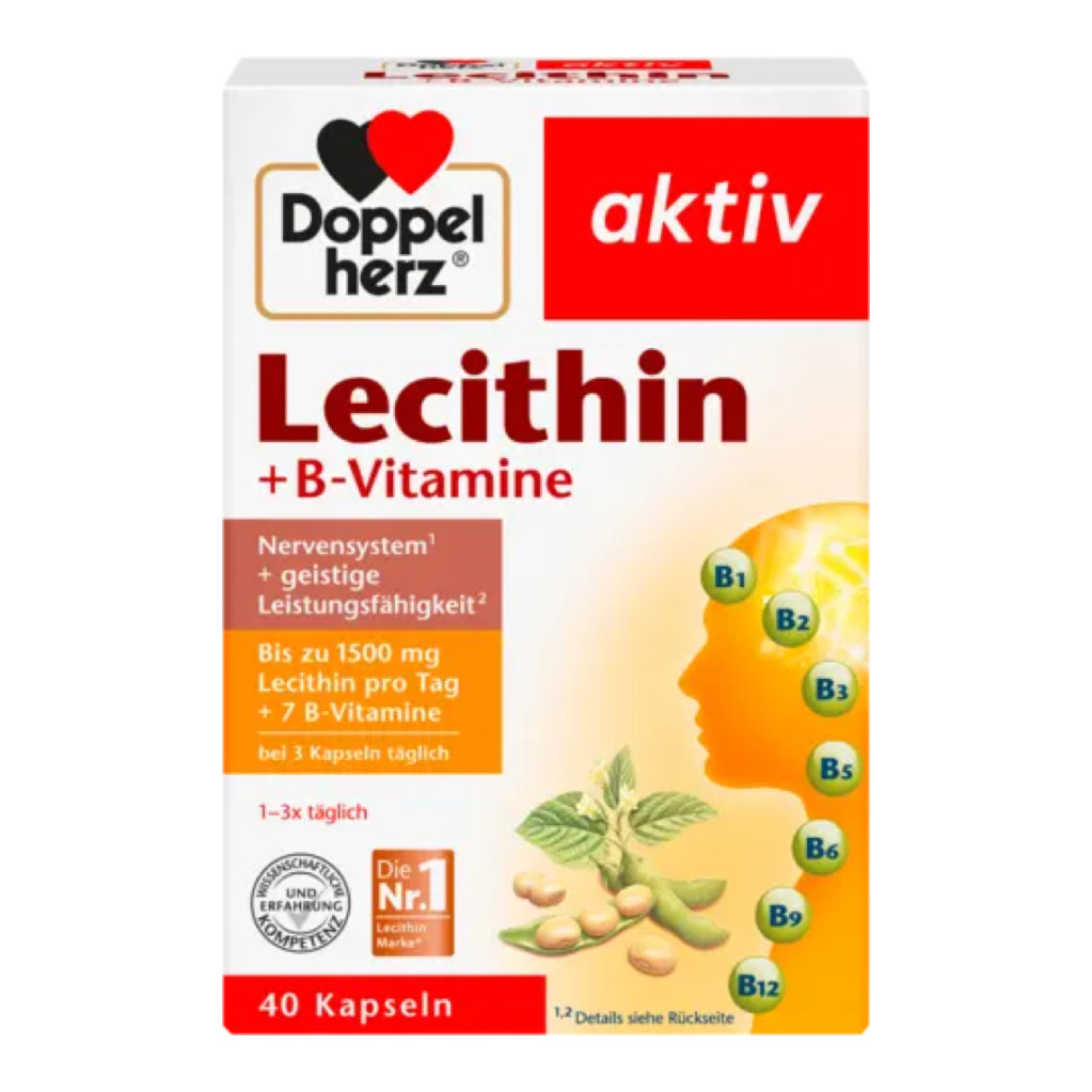 Doppelherz Lecithin + B-Vitamine (10 x 40Kps.) 41,6g