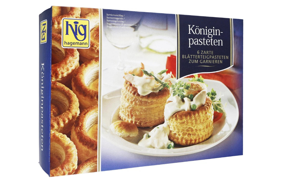 Hig Königinpasteten 6 Stück 150 g