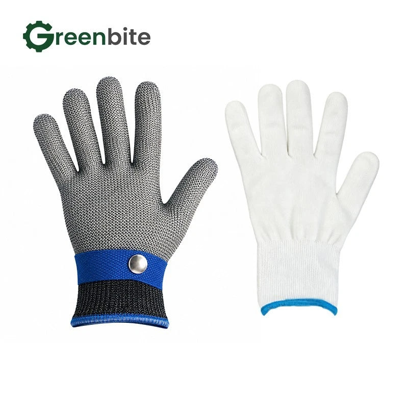 Edelstahl Stechschutzhandschuh Sicherheits-Handschuh Metzger Schutzklasse A9