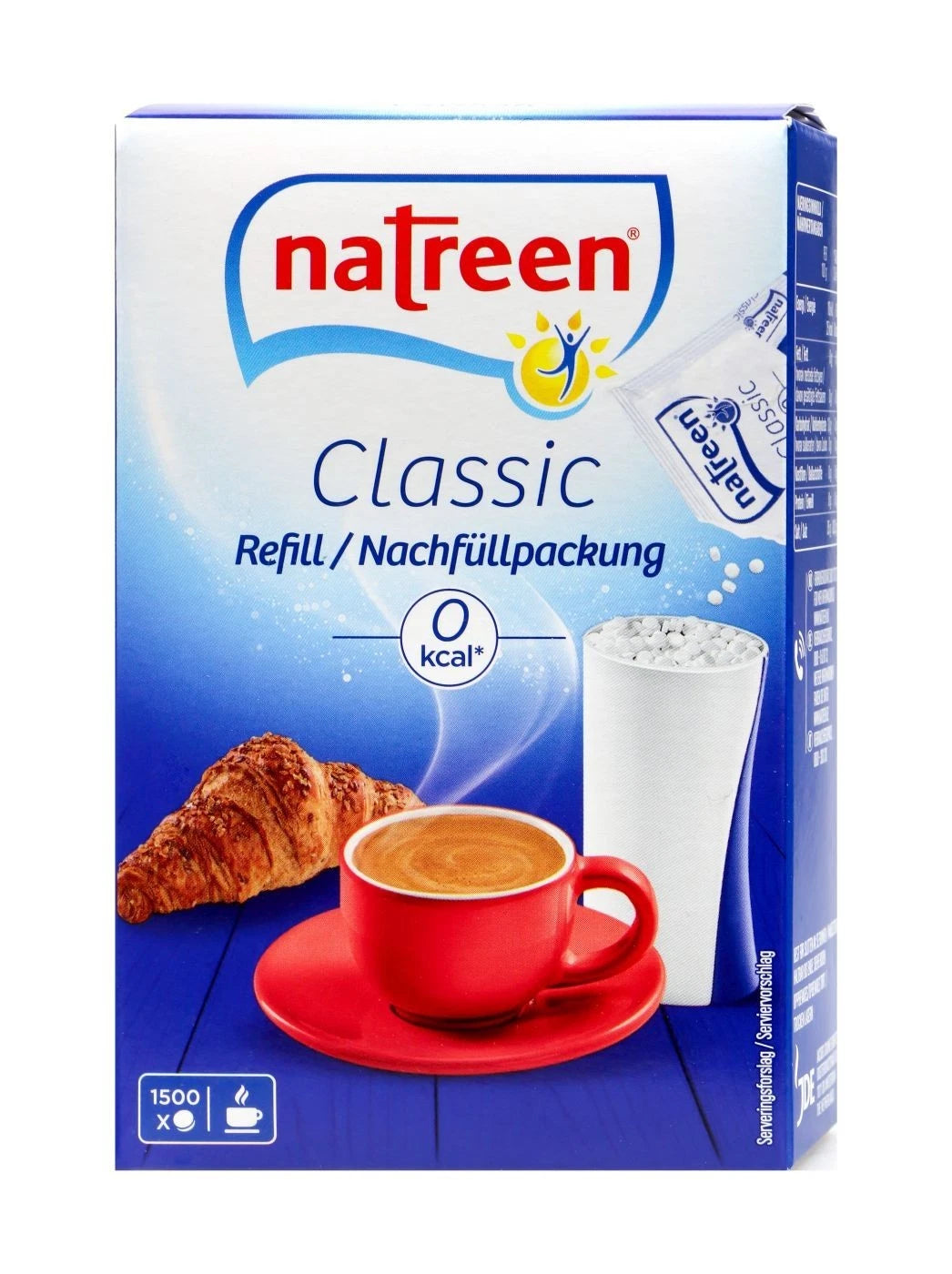 Natreen Classic Feine Süße Nachfüllpack Süßstoff 1500 Tabs Tabletten Tafelsüße