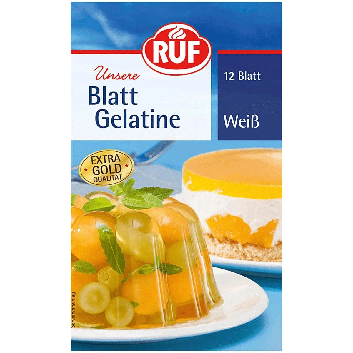 RUF Blatt Gelatine weiß 20g