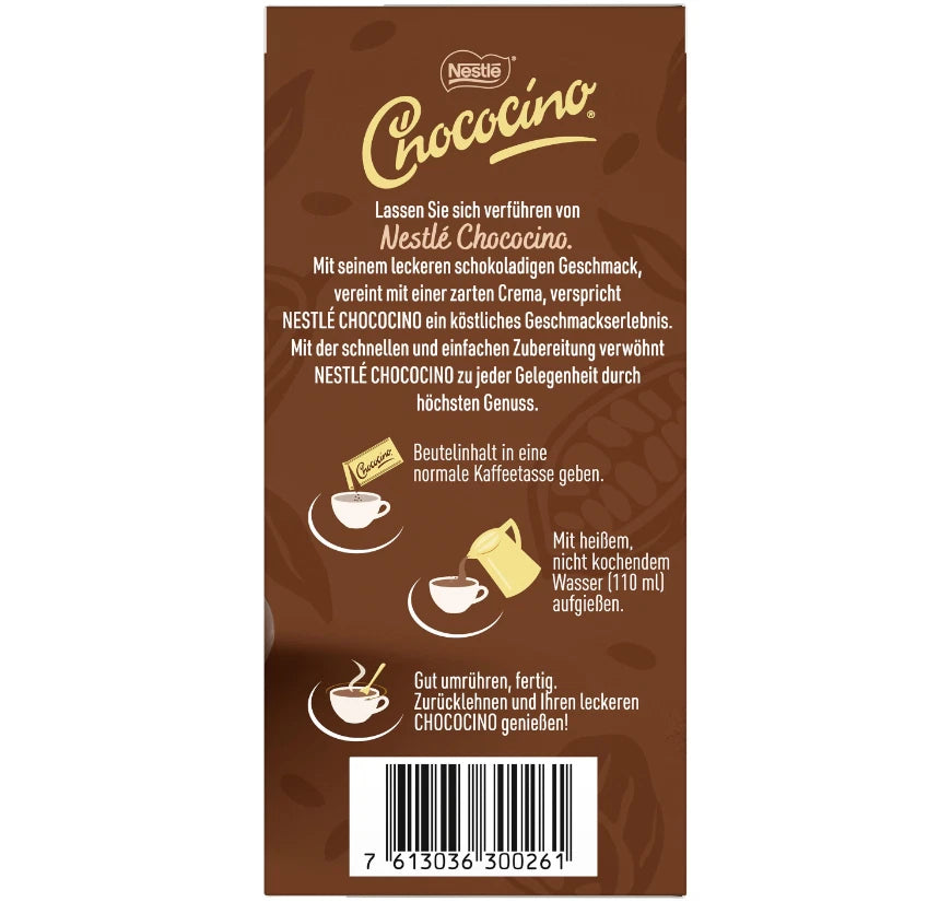 Nestle Chococino Trinkschokolade 10 x 22 g