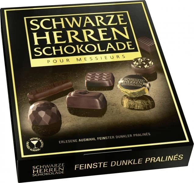 Sarotti Schwarze Schokolade Edelbitter dunkle Pralinen, 124g