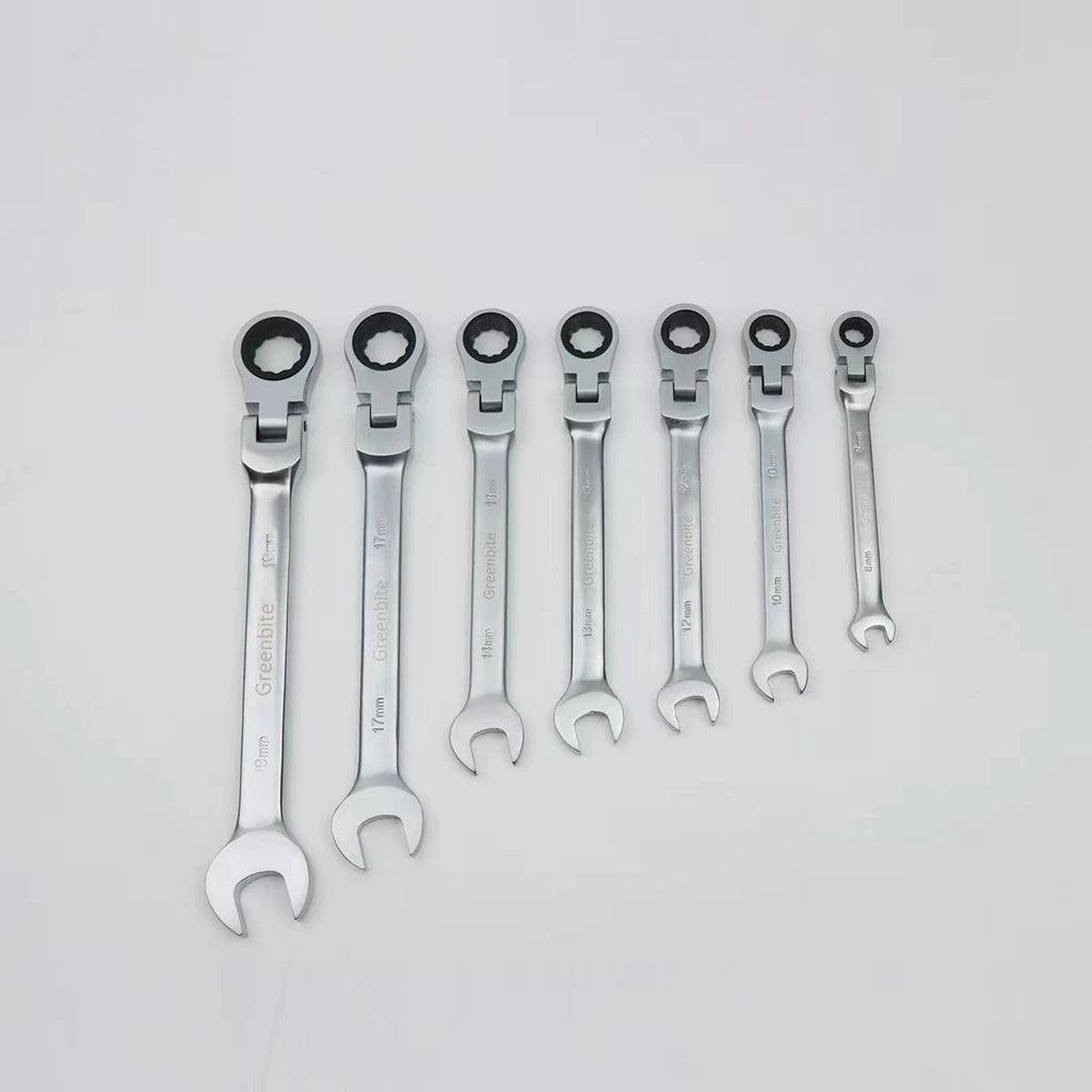 Ratsche‑Kombinationsschraubenschlüssel‑Set 7-Teiliges Set