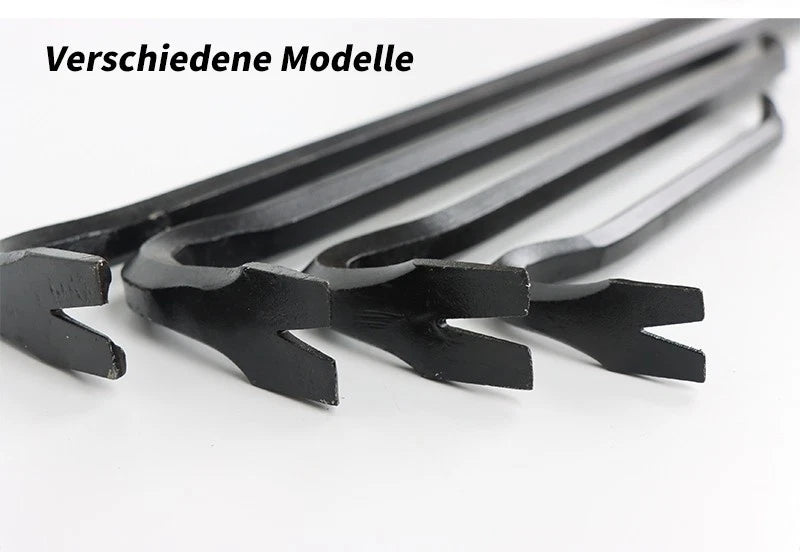 Brecheisen Brechstange Stemmeisen mit Nagelklaue zum Nagelausziehen 300-1000mm