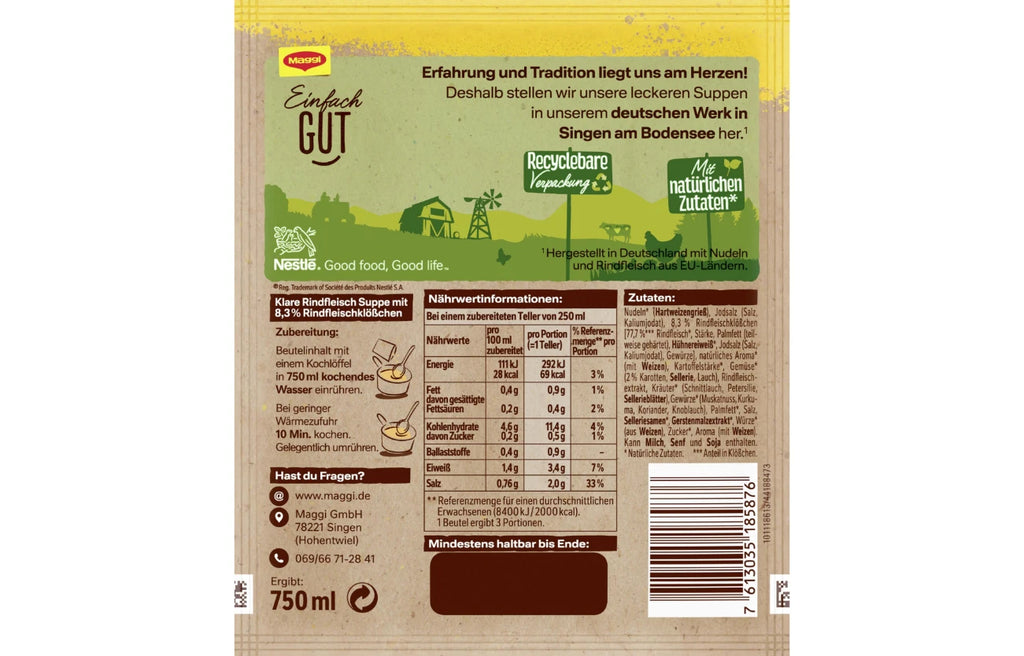 Maggi Genießer Rindfleischsuppe