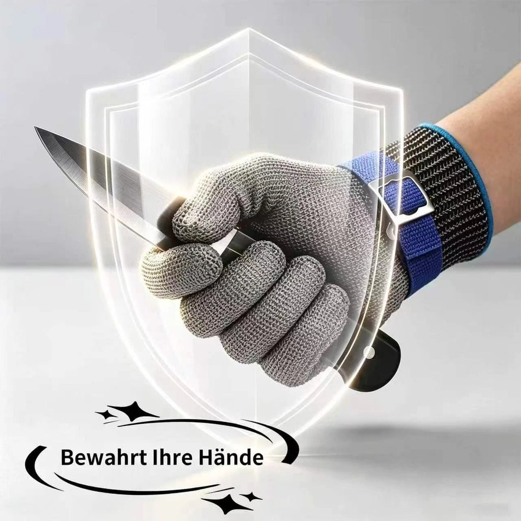 Edelstahl Stechschutzhandschuh Sicherheits-Handschuh Metzger Schutzklasse A9
