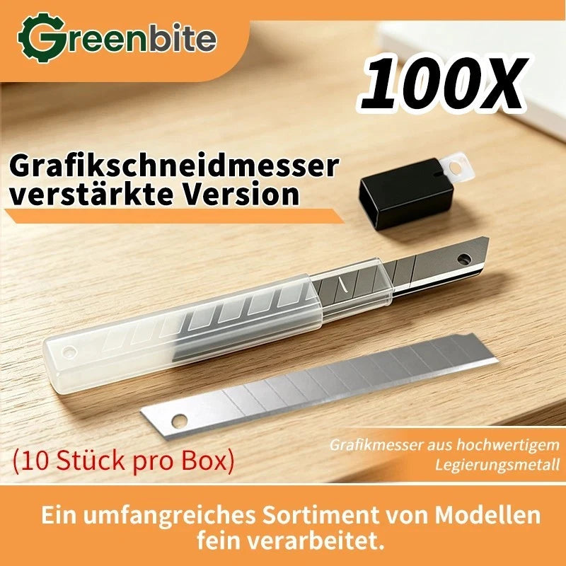 Ersatzklingen für Cuttermesser Verstärkte Klingen 9-18mm
