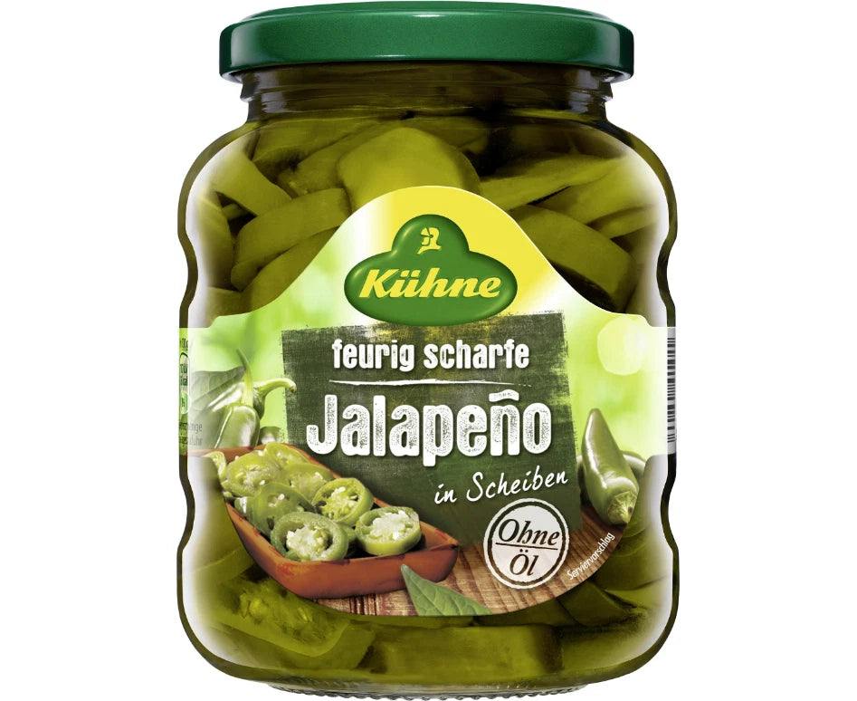 Kühne Jalapeno feurig-scharf 370 ml