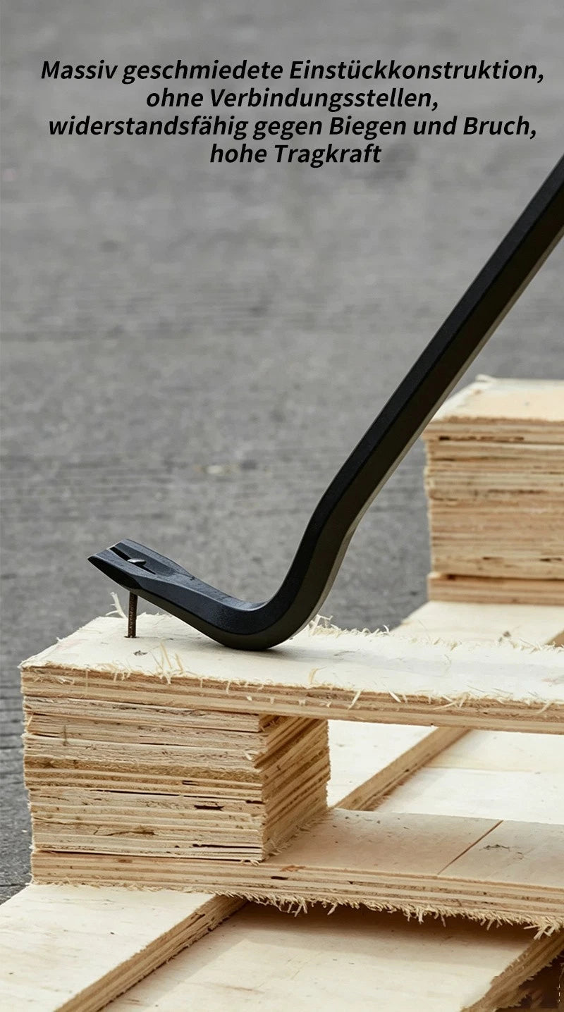 Brecheisen Brechstange Stemmeisen mit Nagelklaue zum Nagelausziehen 300-1000mm