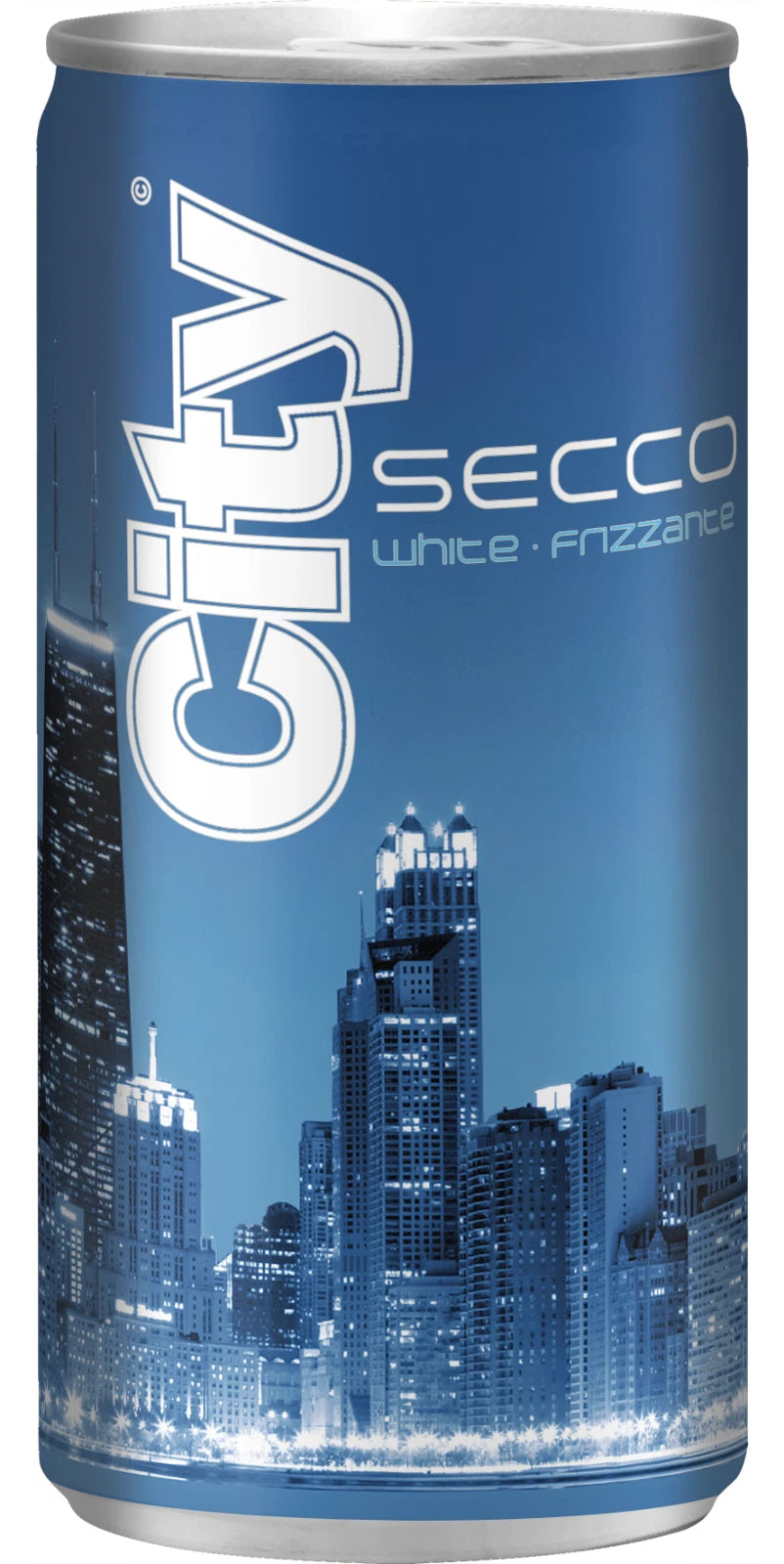 City Secco White Frizzante trocken Perlwein aus der Dose 200ml
