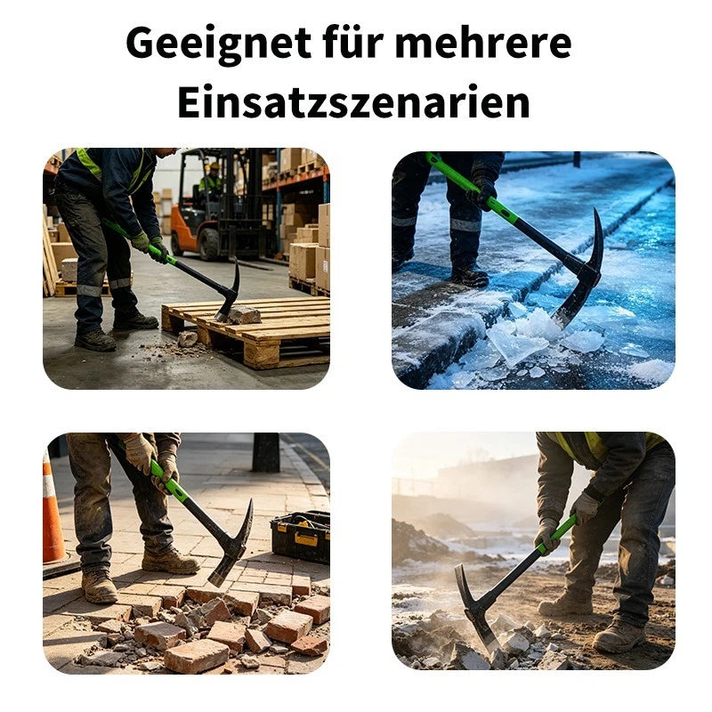 Spitzhacke für Garten Pickhacke Kreuzhacke Flachspitzhacke 500g-2500g