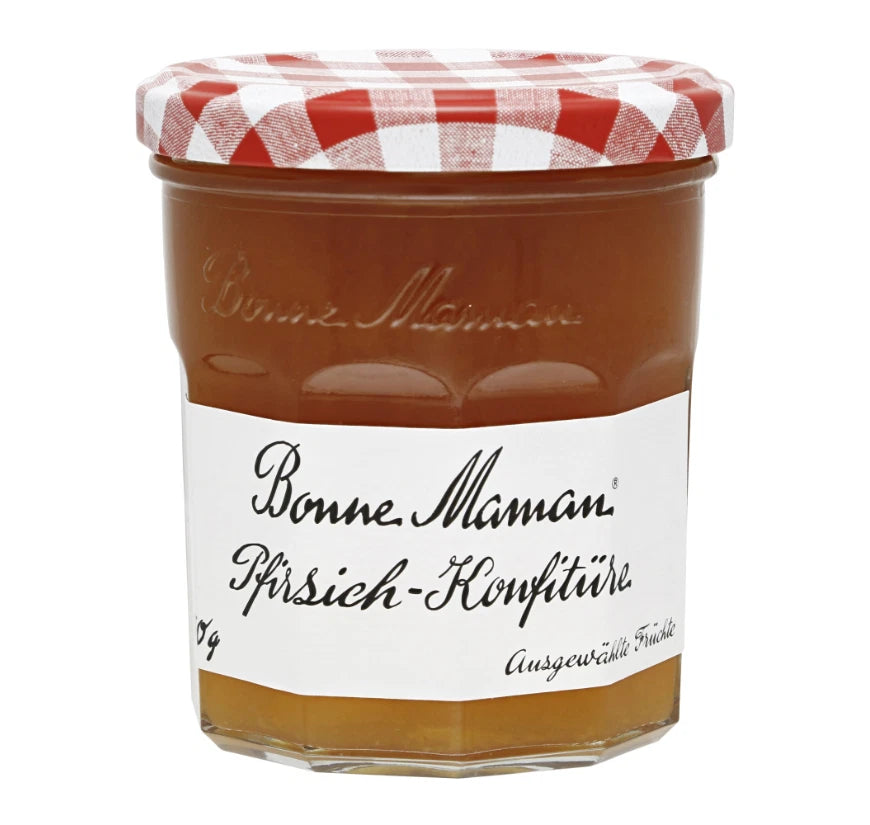 Bonne Maman Pfirsiche Französische Konfitüre aus reifen Früchten 370g