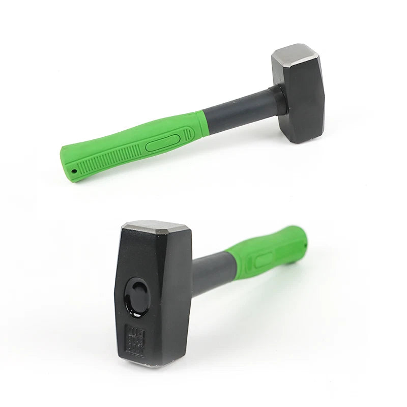 Schlosserhammer 1000g Vorschlaghammer rutschfester HohlstahlstiPVC‑Griff Hammer