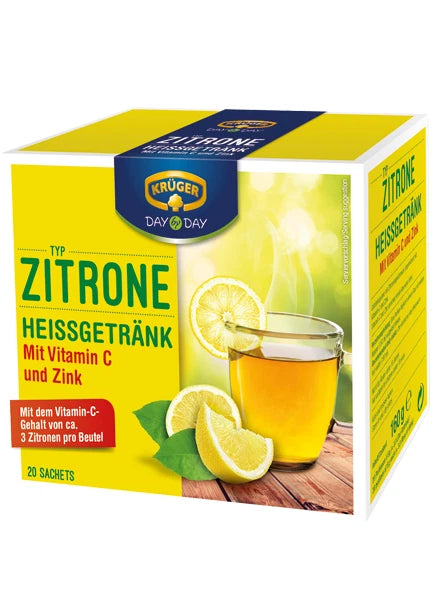Krüger Zitrone Heissgetränk 20 x 8 g
