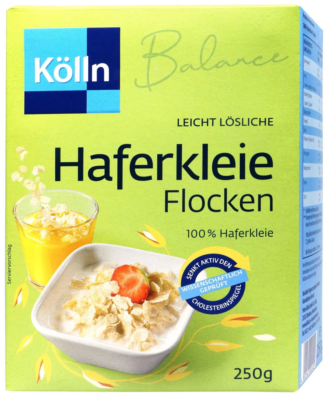 Kölln Balance Haferkleie Flocken 250g