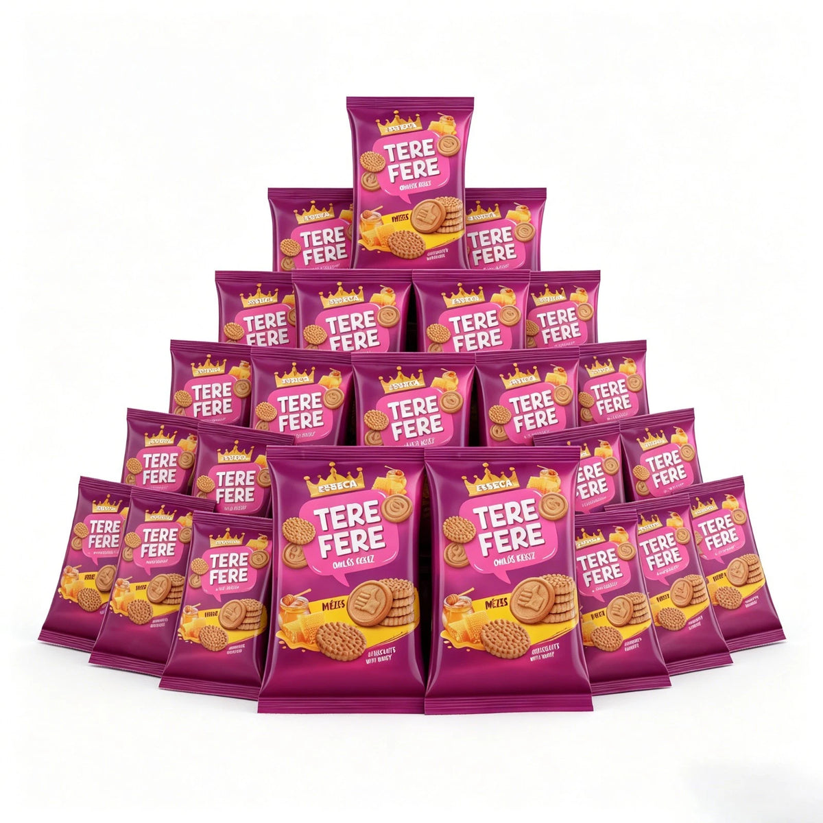ESSECA Honig Kekse Feines Kleingebäck Honiggebäck Vollkornkekse Snack 180g x 21