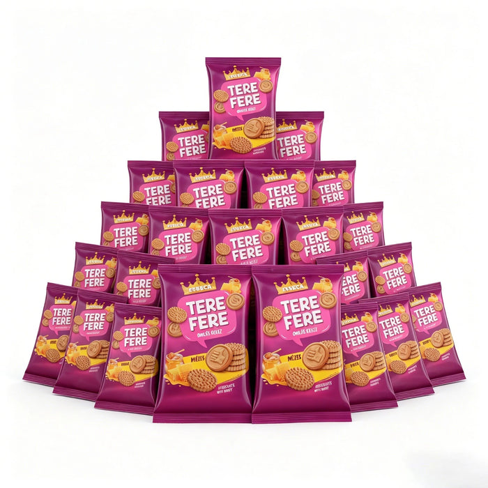 ESSECA Honig Kekse Feines Kleingebäck Honiggebäck Vollkornkekse Snack 180g x 21