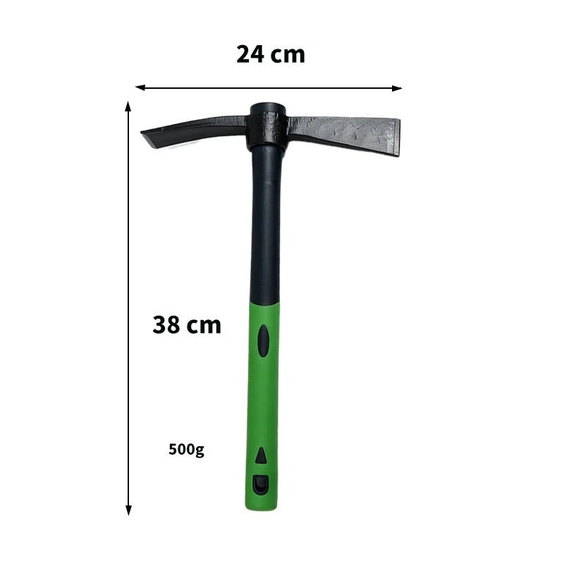 Spitzhacke für Garten Pickhacke Kreuzhacke Flachspitzhacke 500g-2500g