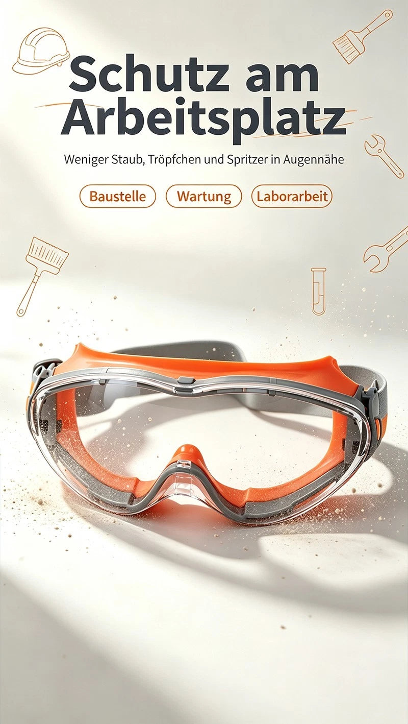 Schutzbrille Sicherheitsbrille Augenschutz Laborbrille