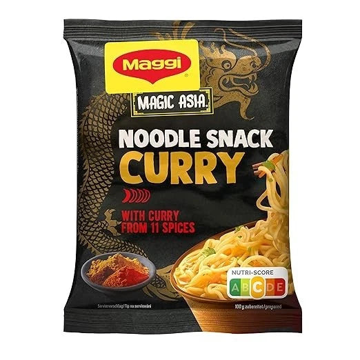 Maggi Magic Asia Noodle Snack Curry Instantnudeln 12X62g