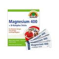 SUNLIFE® Magnesium 400 B-Komplex Sticks Pfirsich-Maracuja Muskeln Knochen Energi