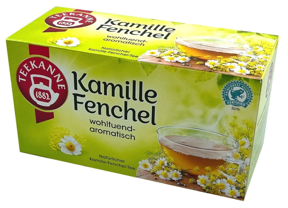 Teekanne Kamille-Fenchel 20 x 2 g