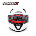 Helm Vollhelm Glanz Weiss für Motorrad und Roller Größe S‑XL