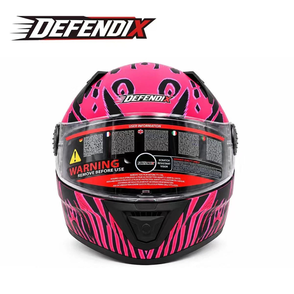 Helm Vollhelm Matt Rot für Motorrad und Roller Größe S‑XL