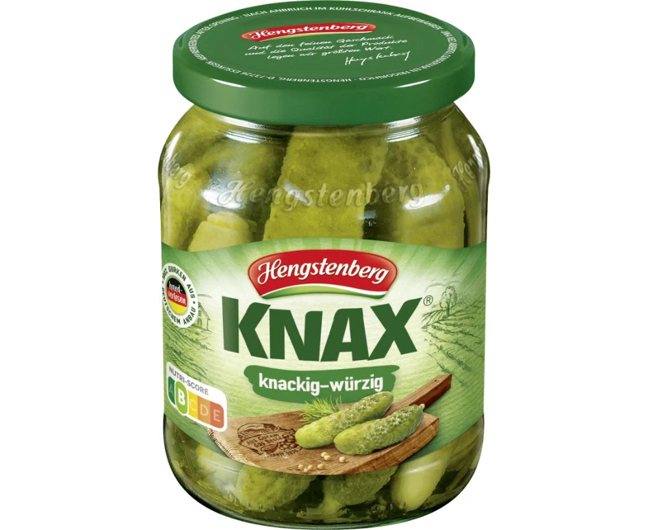 Hengstenberg Knax Gewürzgurken 370 ml