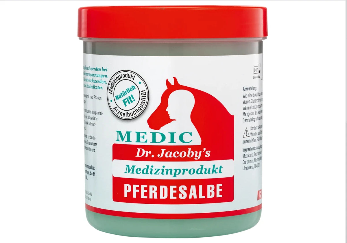 Dr. Jacoby's Medic Pferdesalbe 600ml Kräuter Balsam Gel