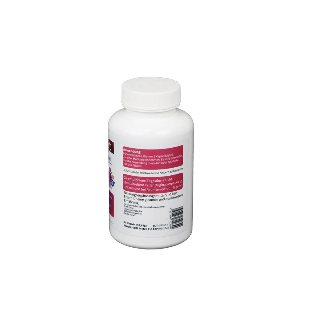 Solafit Männer‑Kapseln 90 Stück L‑Arginin Maca Ginseng Nahrungsergänzung