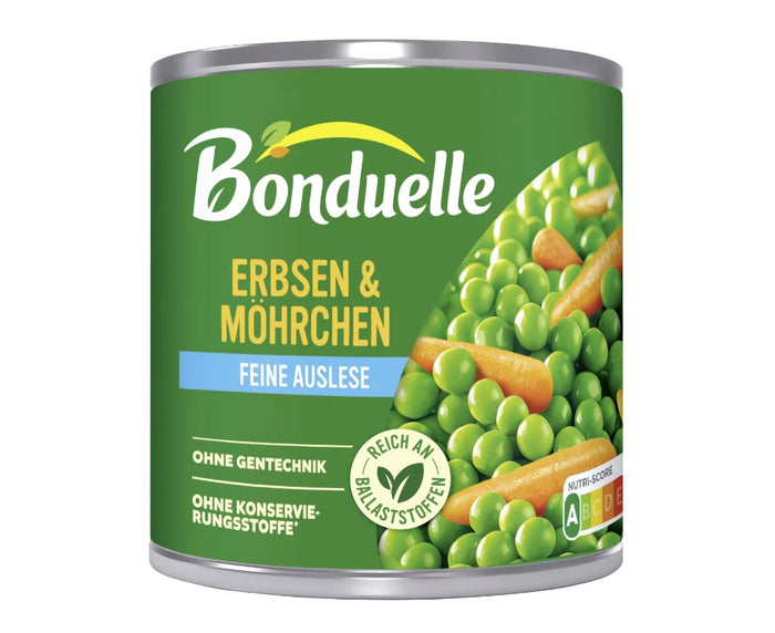 Bonduelle Erbsen mit Möhrchen Feine Auslese 425 ml